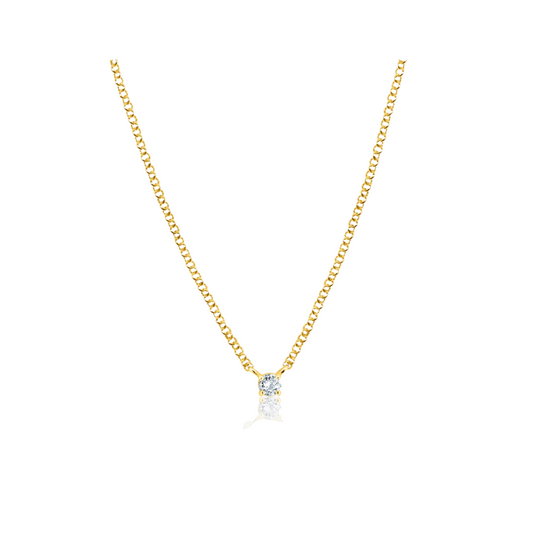 Randall Diamond Solitaire Necklace – Henri Noël