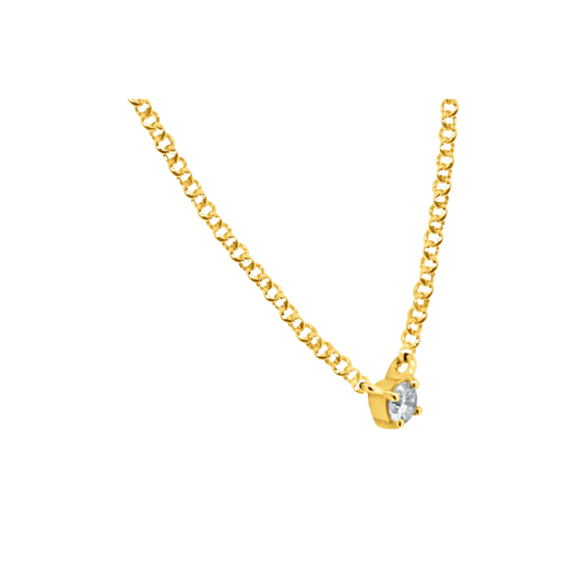 Randall Diamond Solitaire Necklace – Henri Noël