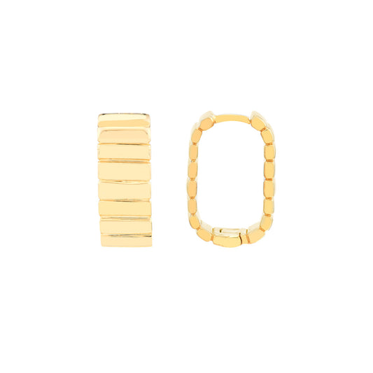 Ribbed Pillow Hoops – Henri Noël