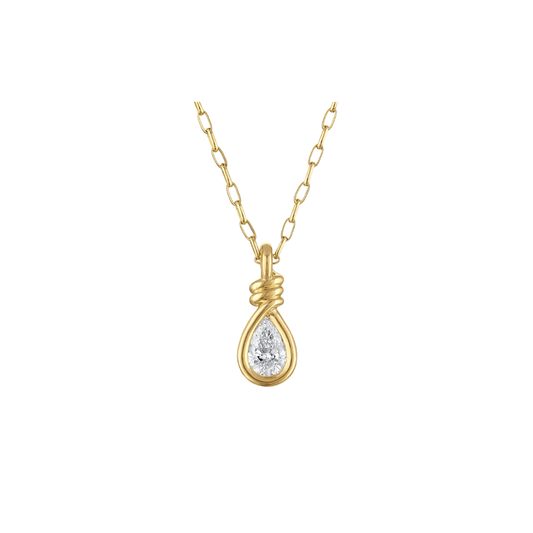 Rosario Navia- Large Twist Pendant – Henri Noël