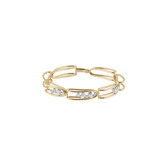 Rosario Navia- Mara Folded Link Bracelet II – Henri Noël