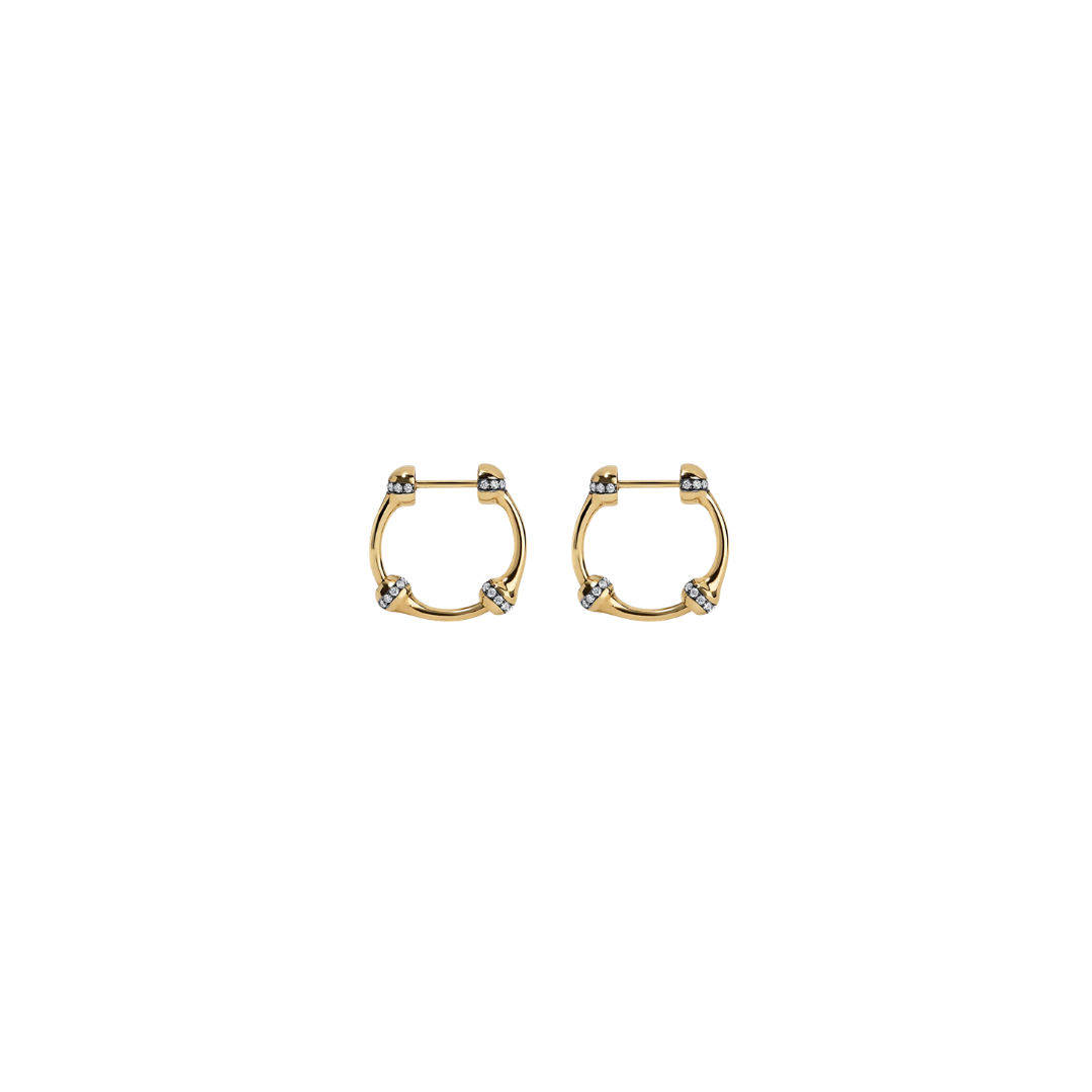 Sarah Eisman Studio- Lith Classic Diamond Hoop Earrings – Henri Noël