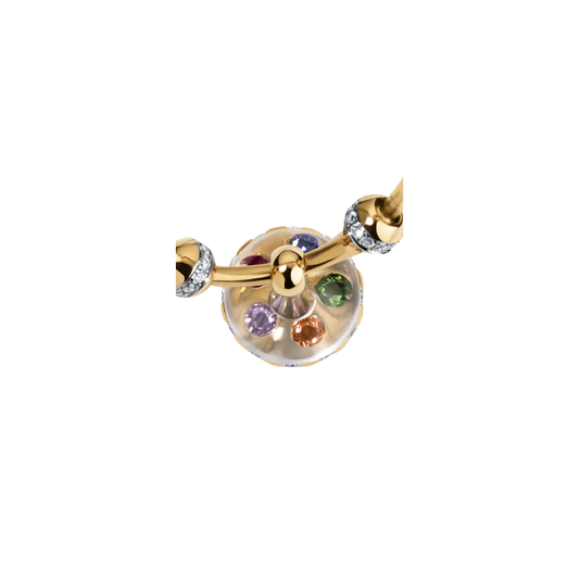 Sarah Eisman Studio- Lith Diamond Sphere Drop Ring