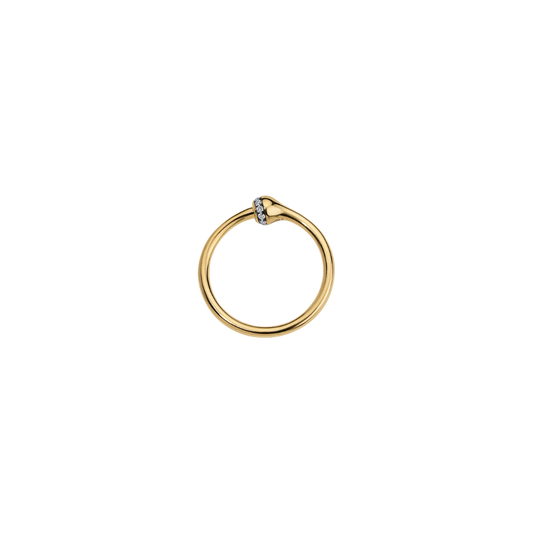Sarah Eisman Studio- Lith Mono Diamond Classic Ring