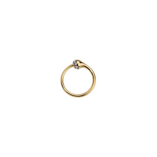 Sarah Eisman Studio- Lith Mono Diamond Large Ring