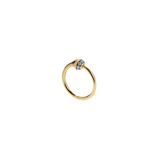 Sarah Eisman Studio- Lith Mono Diamond Large Ring