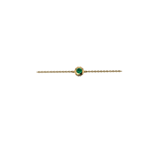 Scalloped Bezel Gemstone Bracelet – Henri Noël