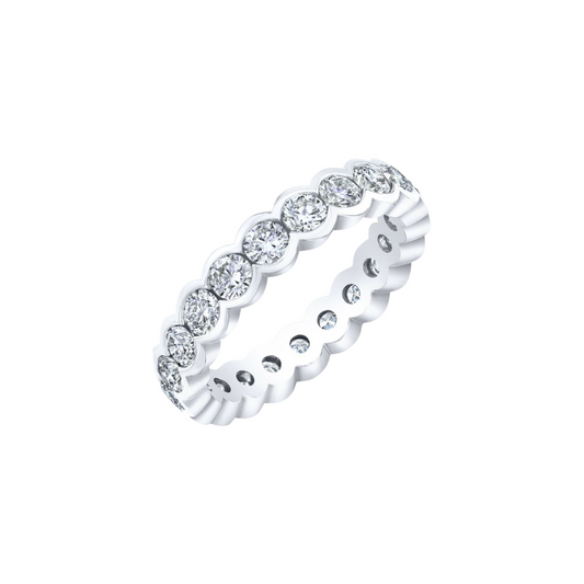 Scalloped Diamond Band – Henri Noël