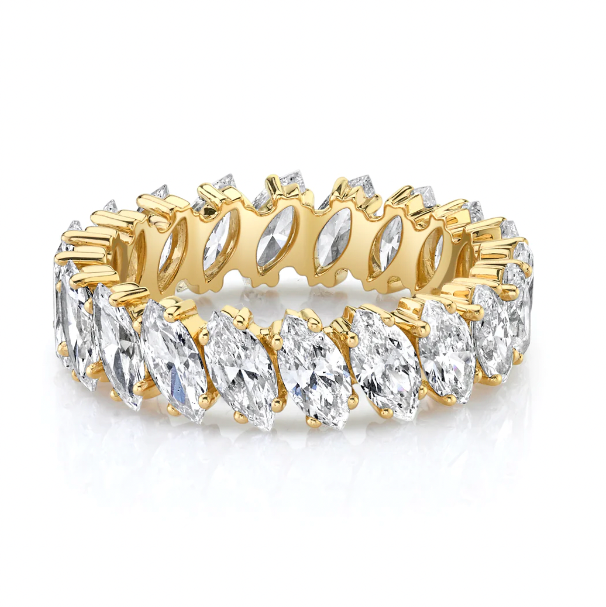 Marquise Diamond Eternity Band