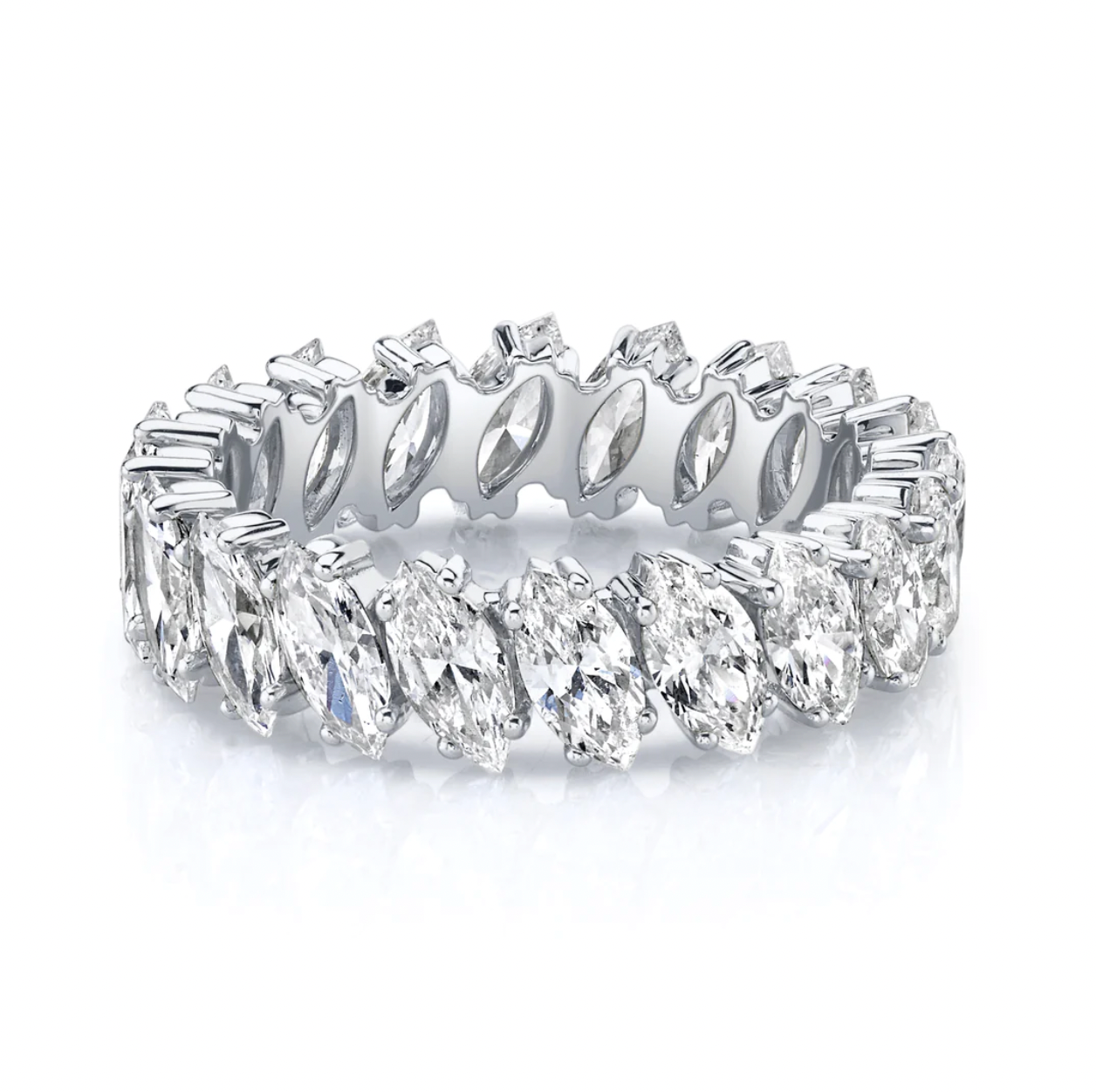 Marquise Diamond Eternity Band