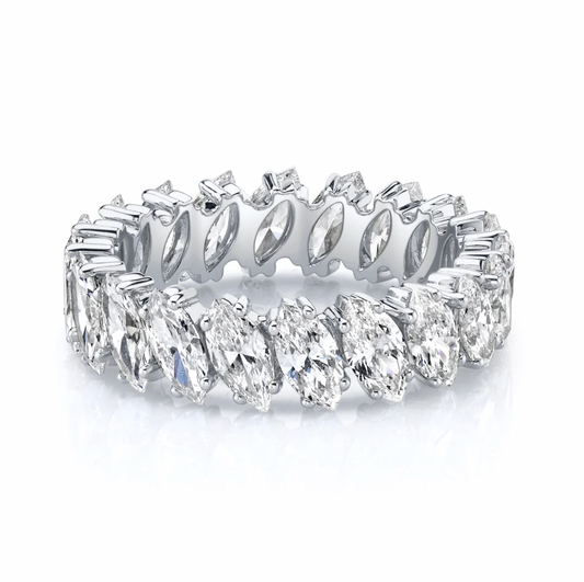 Marquise Diamond Eternity Band