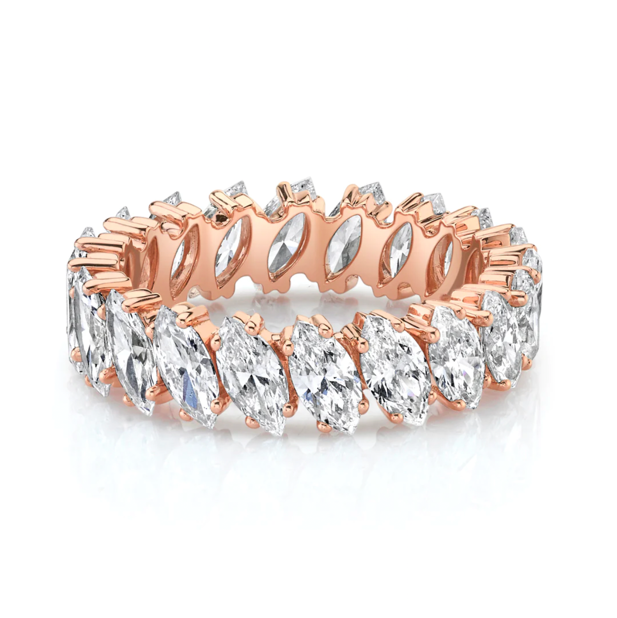 Marquise Diamond Eternity Band