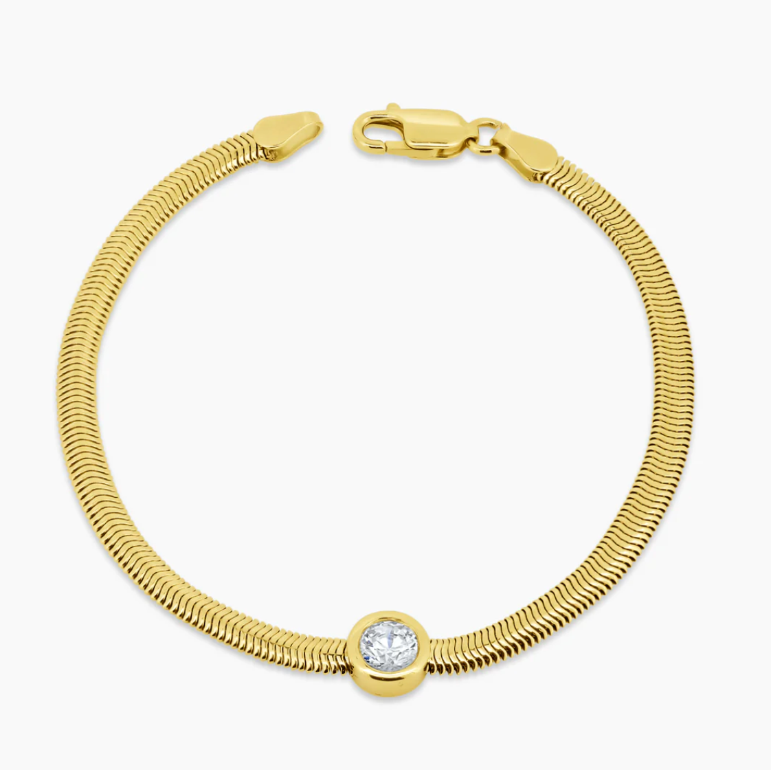 Diamond Herringbone Bracelet