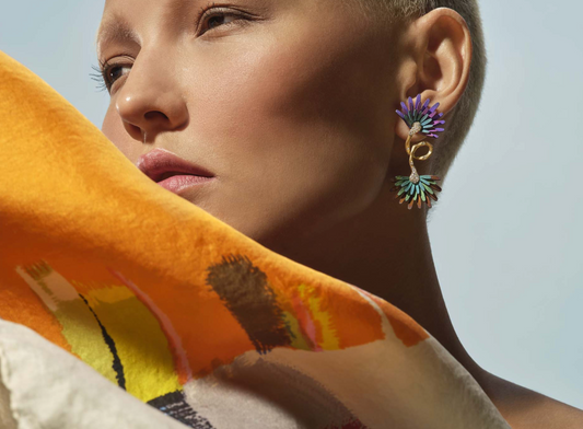 Mike Joseph- Double Petali Earrings