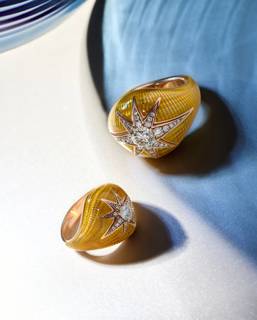 Selim Mouzannar - Aïda Yellow Pinky Ring