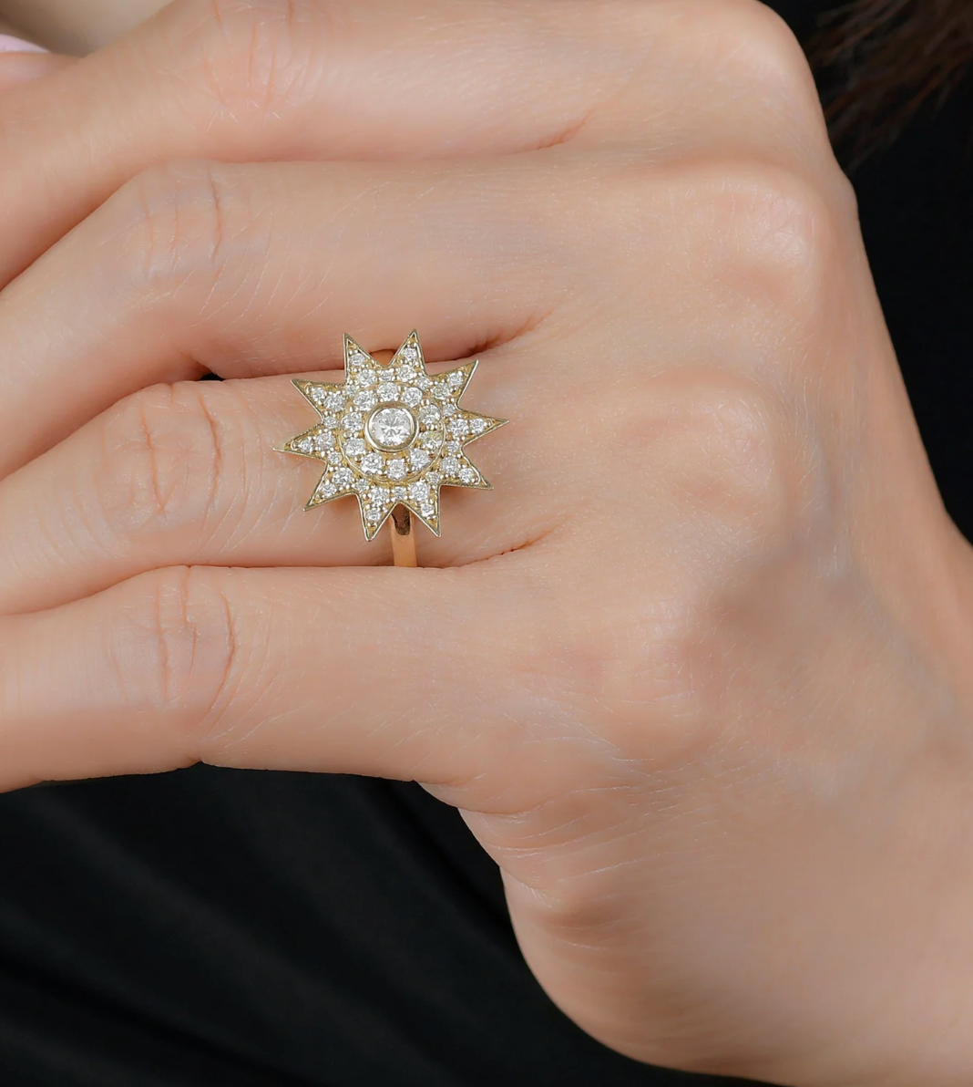 Lionheart- Lumière Diamond Star Ring