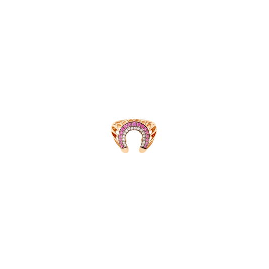 Selim Mouzannar - Fortune Pinky Ring Pink Sapphires & Diamonds – Henri Noël