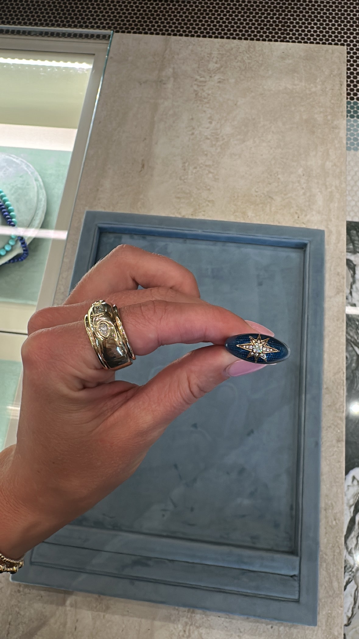 Selim Mouzannar - Aïda Sky Blue Ring