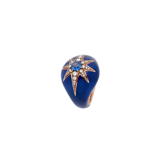 Selim Mouzannar - Aïda Navy Blue Ring with Blue Sapphire – Henri Noël