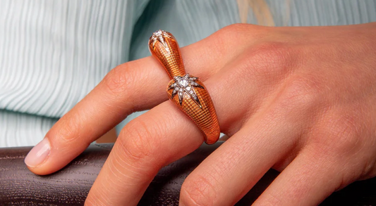 Selim Mouzannar - Aïda Orange Ring – Henri Noël