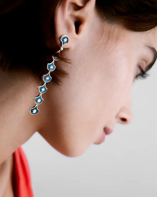 Selim Mouzannar - Fish for Love Scale Drop Earrings – Henri Noël