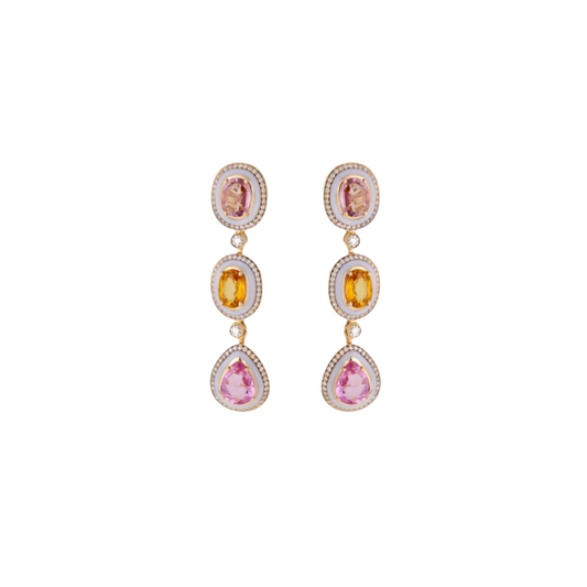 Selim Mouzannar - Mina Sapphire Drop Earrings – Henri Noël