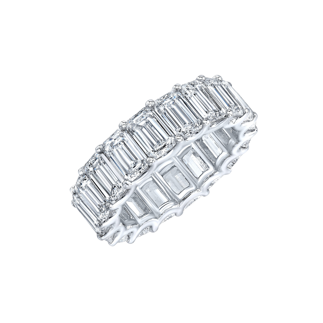 Emerald-Cut Diamond Eternity Band