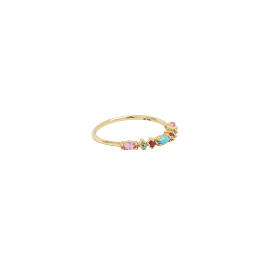 Sophie d'Agon- Gaia Ring 3 Turquoise – Henri Noël