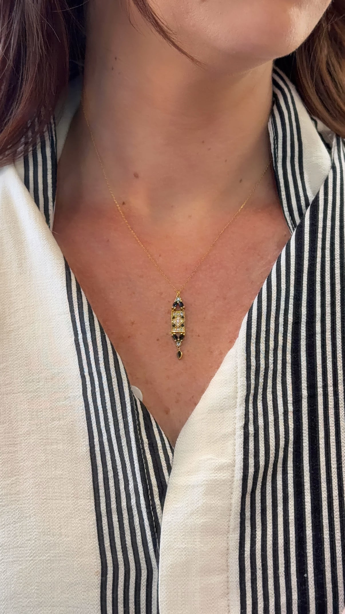 Sophie d'Agon- Ava Necklace 1 Marine