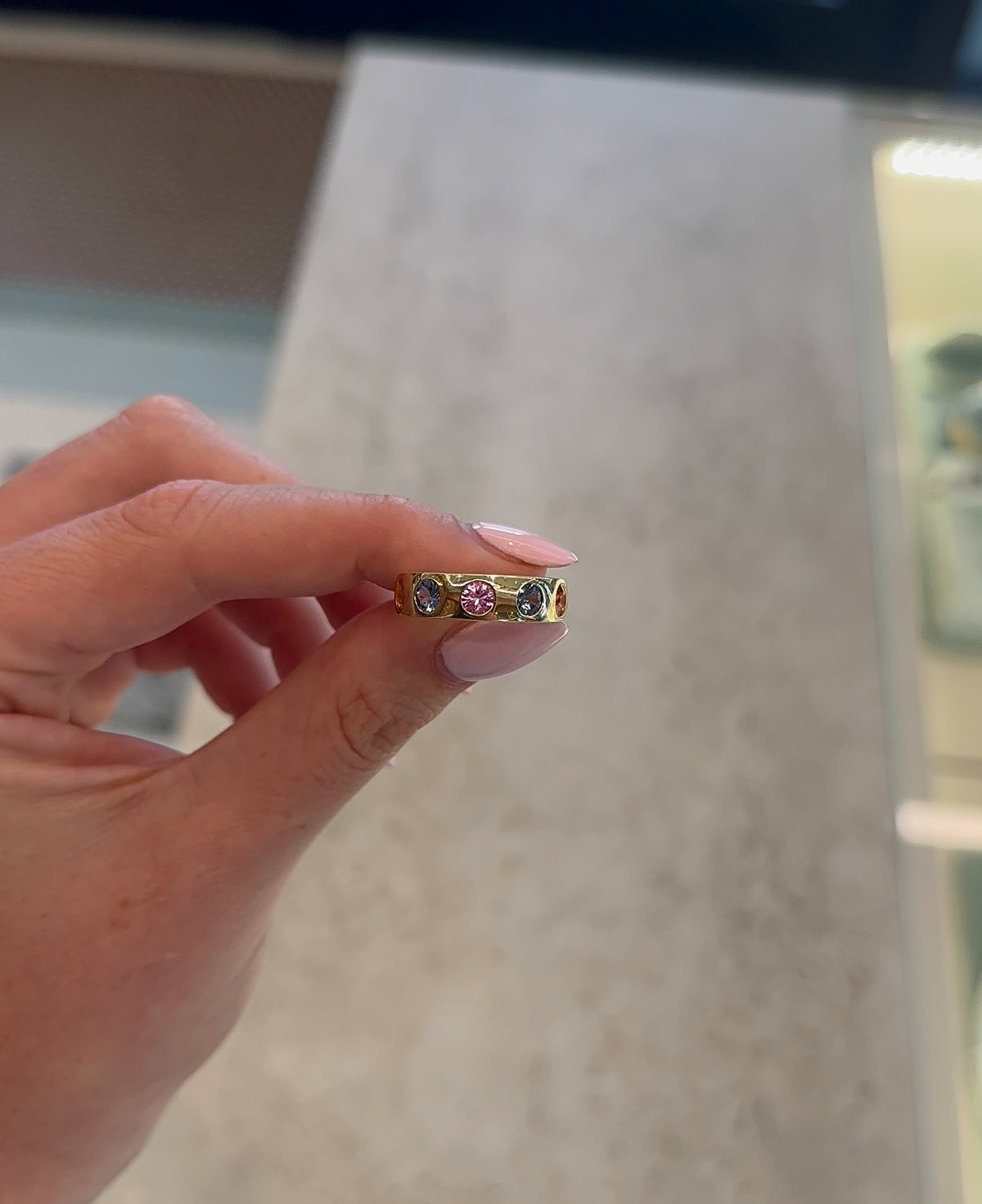 Sunset Gemstone Ring – Henri Noël