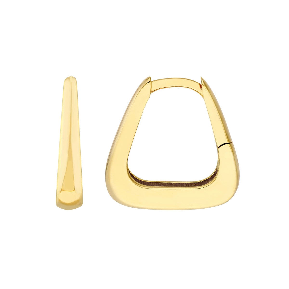 Tapered Hoop Earrings