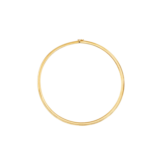Two-Tone Omega Necklace – Henri Noël