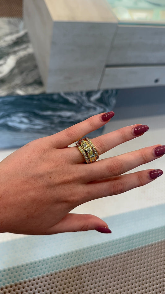 Vintage Tamara Comolli Curriculum Vitae 77 Ring