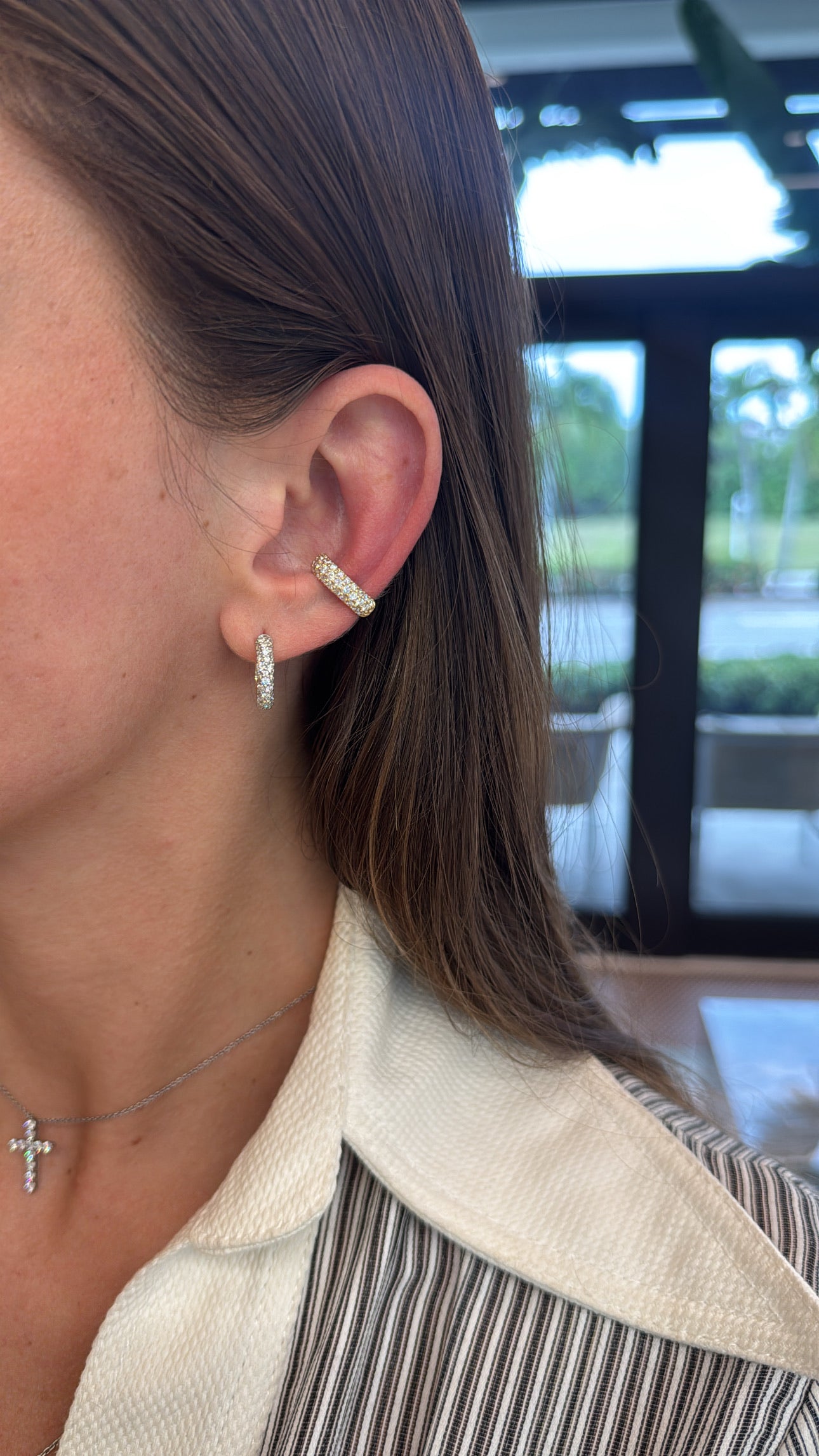 Diamond Pave Ear Cuff