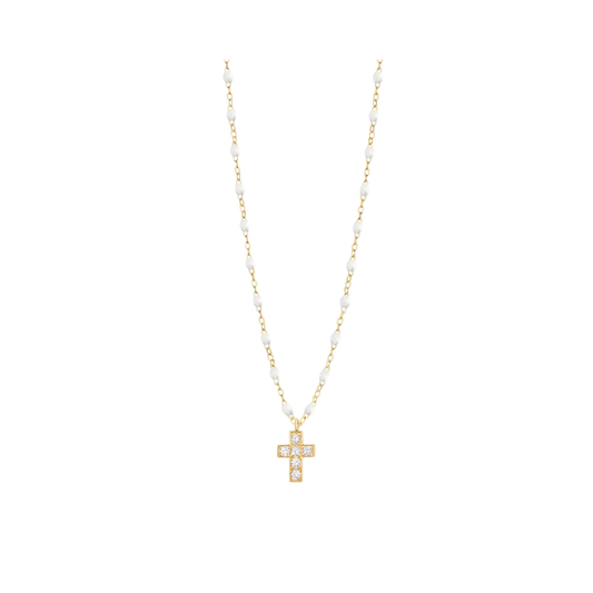 gigiCLOZEAU- Cross Charm Classic Gigi Necklace – Henri Noël