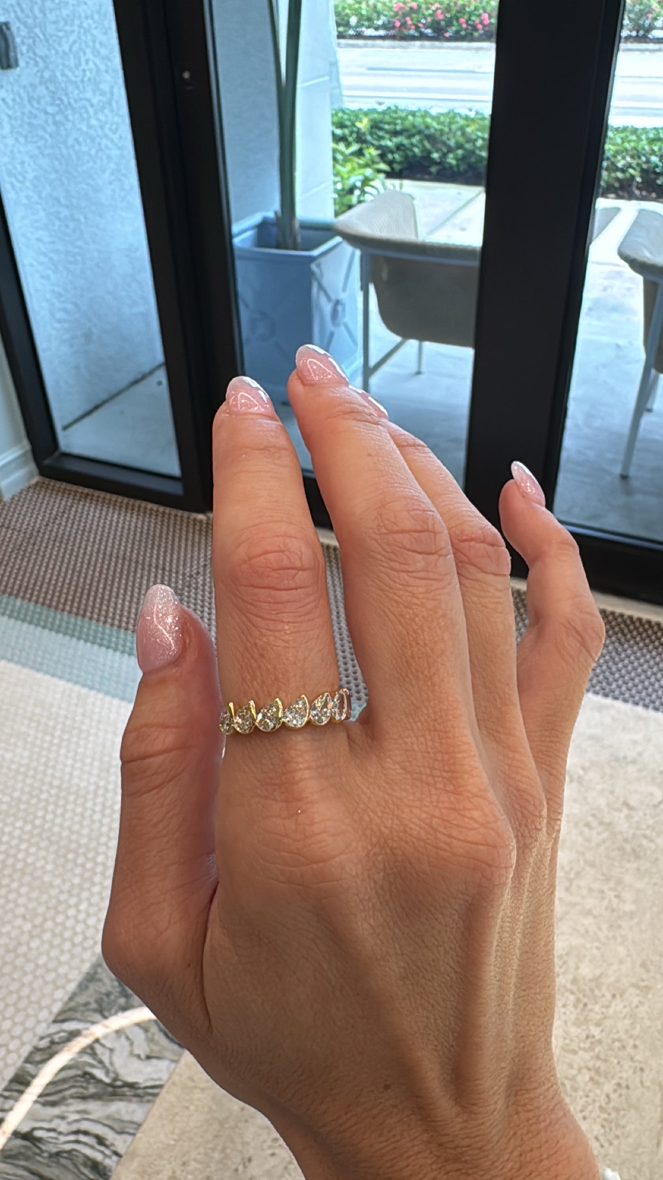 Pear Diamod Band
