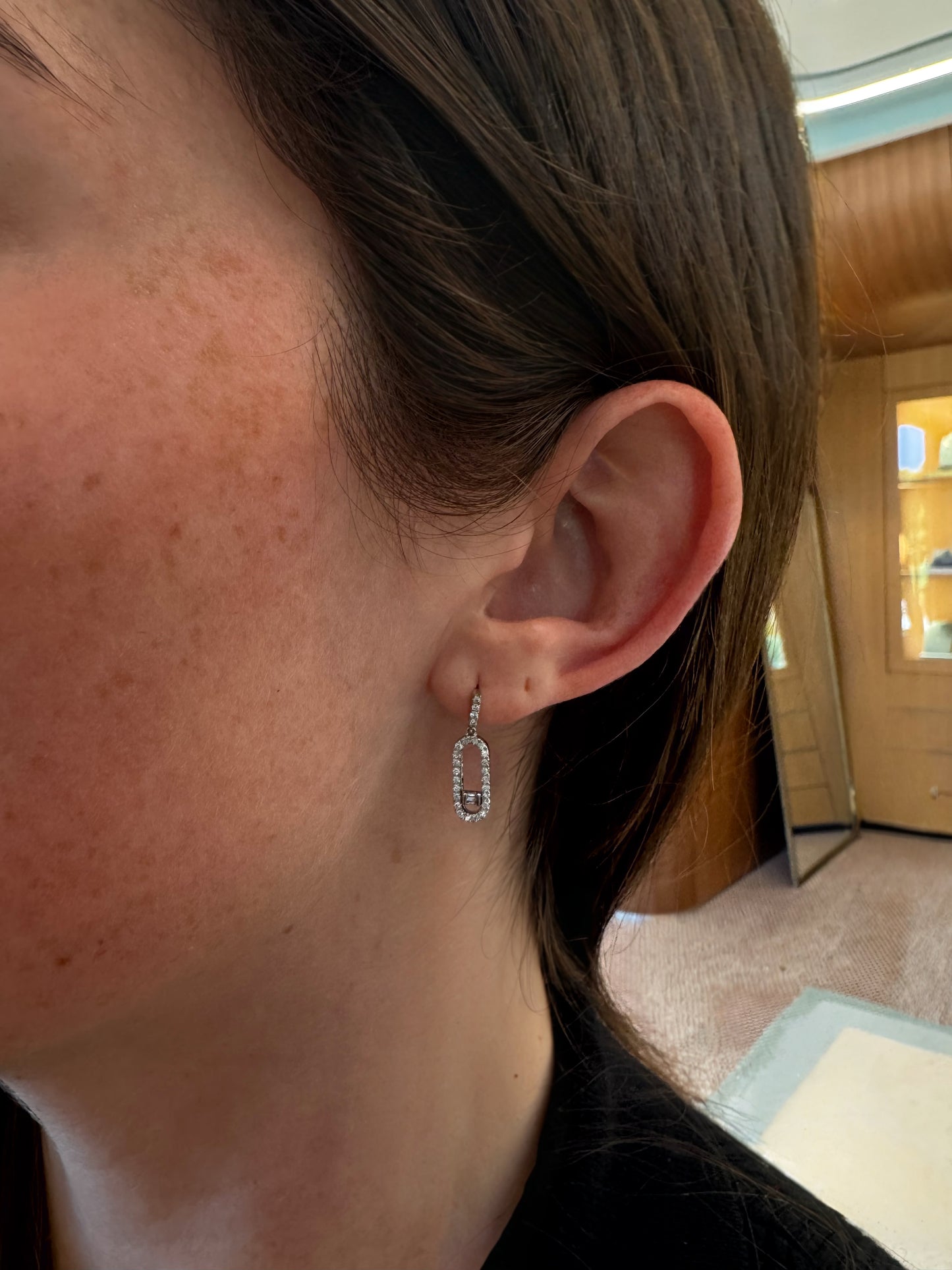 Paperclip Drop Earrings – Henri Noël