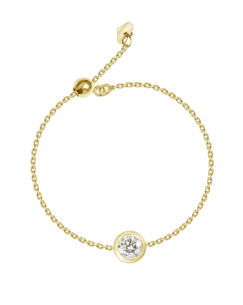 Adjustable Diamond Chain Ring Henri No l