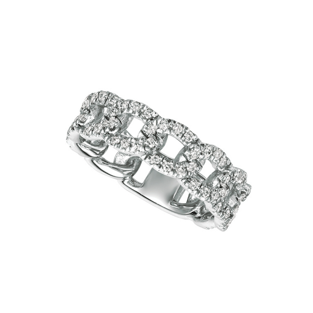 Diamond Link Ring