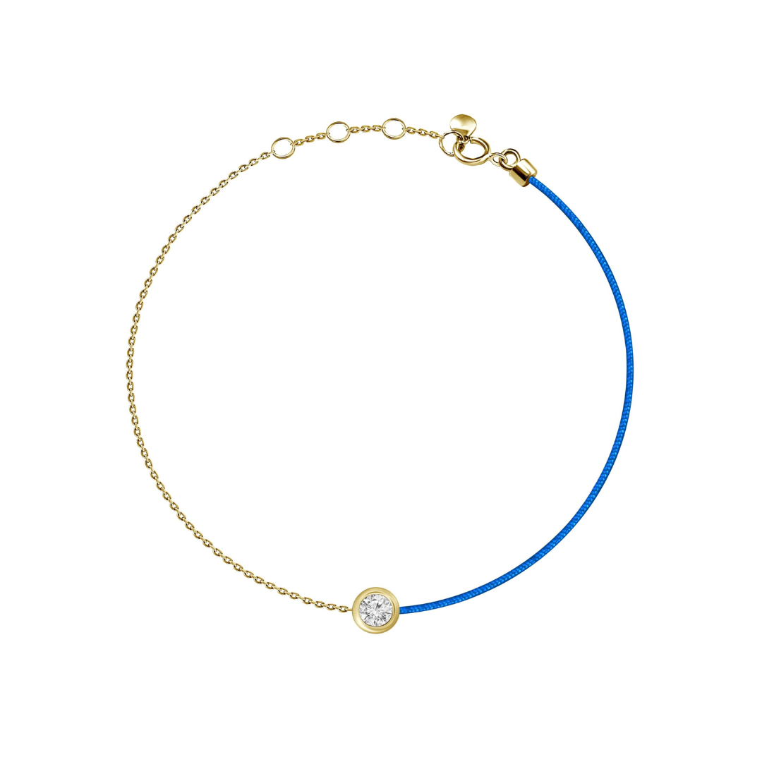 Color Cord Diamond Bracelet