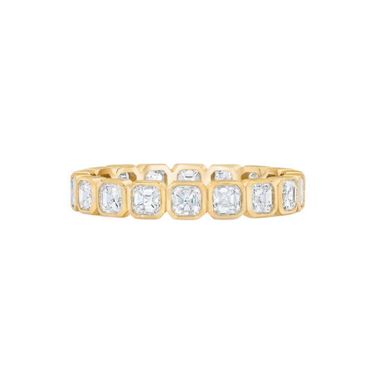 Bezel Set Diamond Eternity Band – Henri Noël