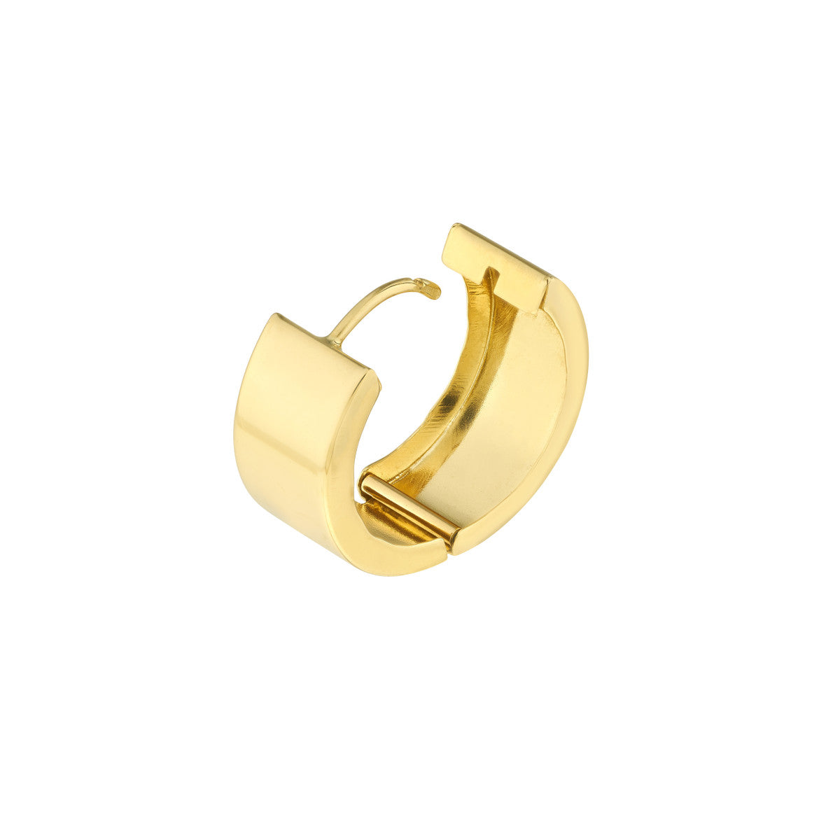 Chunky 14k Huggies – Henri Noël