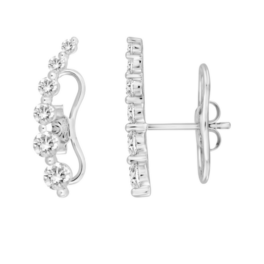 Curved Earring Climbers – Henri Noël