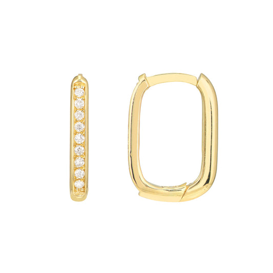 Diamond Pillow Hoops – Henri Noël