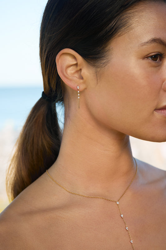 Marquise Chain Drops
