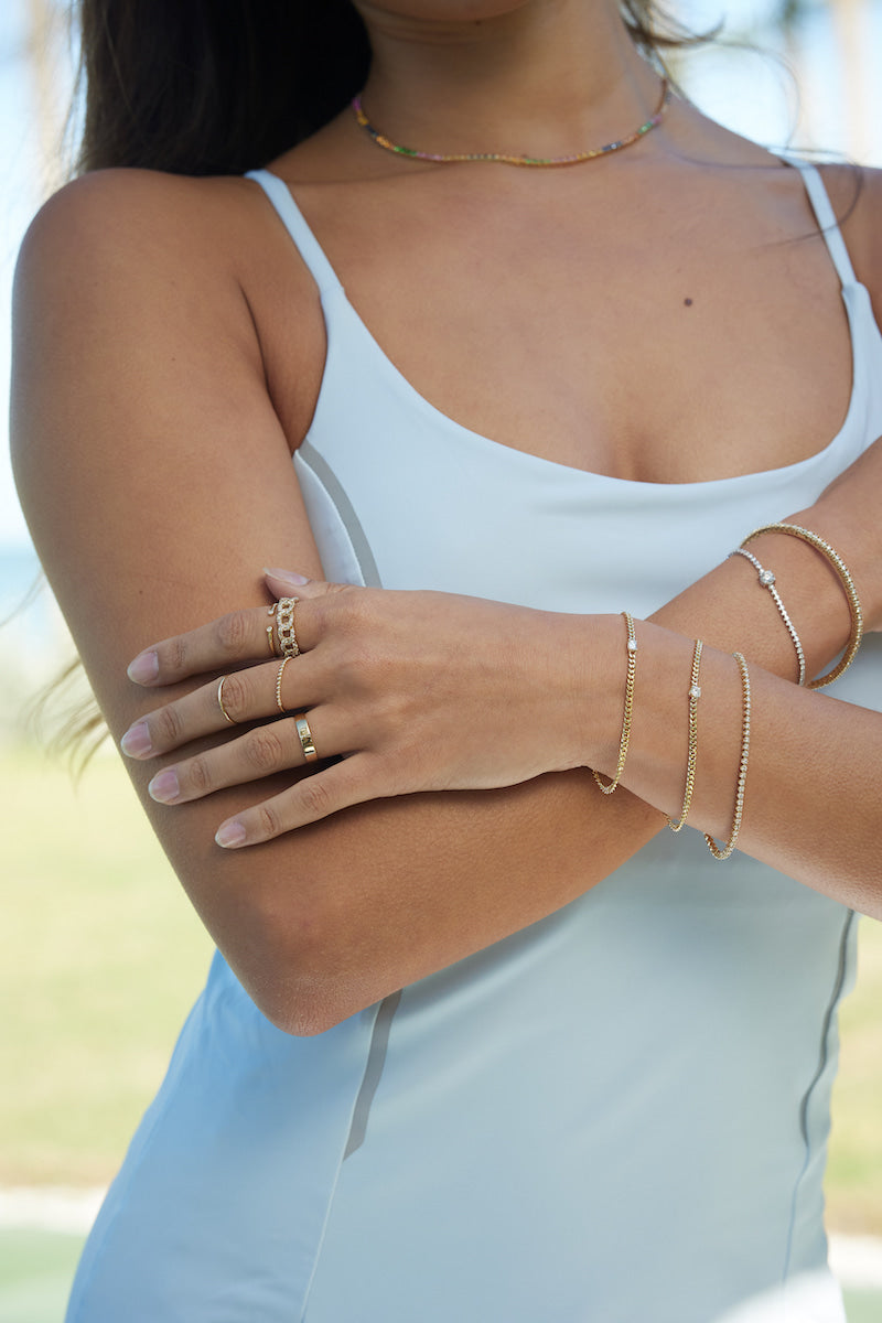 Flat Gold Cigar Band