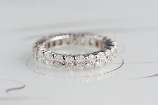 Oval Eternity Band