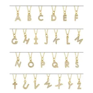 Petite Diamond Initial Pendant – Henri Noël