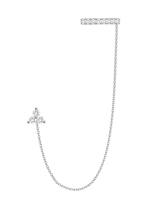 Nicole Diamond Cuff Earring