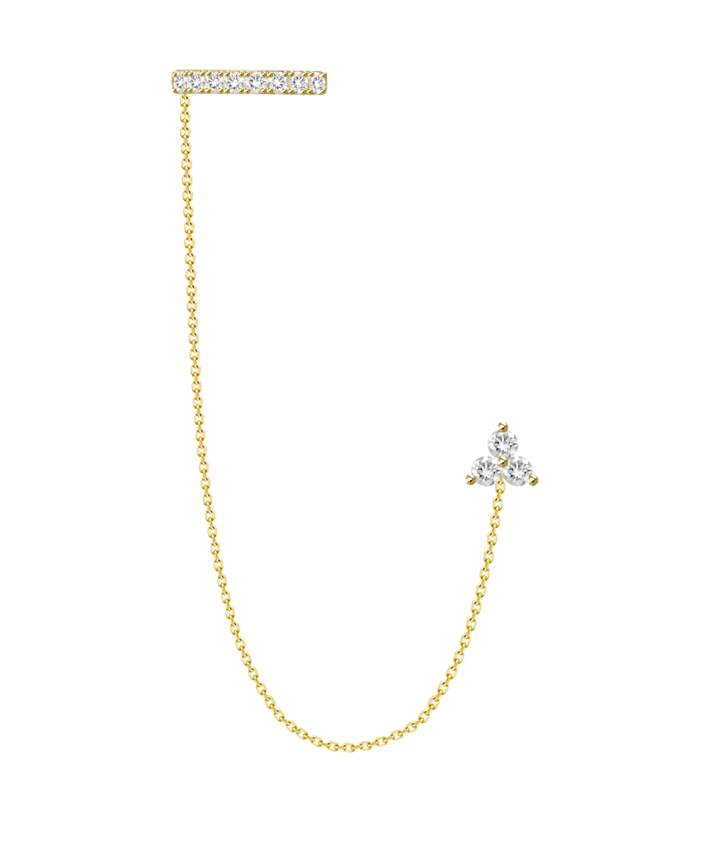 Nicole Diamond Cuff Earring